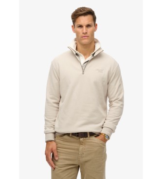Superdry für Herren. M2013750A Essential beige Sweatshirt (XXL), Lässig, Baumwolle, Nachhaltig