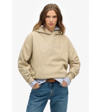 Superdry per donna W2012431A Felpa ricamata Core Casual Cotone