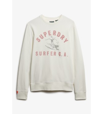 Superdry para hombre. M2014018A Sudadera Lo-Fi Outdoors blanco roto (S), Casual, Algodón 4