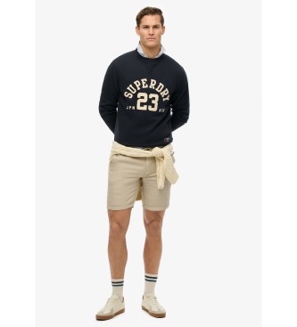 Superdry para hombre. M2014012A Sudadera Vintage Athletic marino (M), Casual, Algodón 3