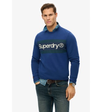 Superdry für Herren. M2014019A Sweatshirt Core marineblau (M), Lässig, Baumwolle