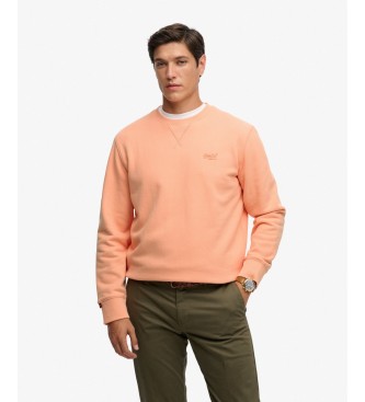 Superdry para hombre. M2013751A Sudadera Essential Logo coral (S), Casual, Algodón