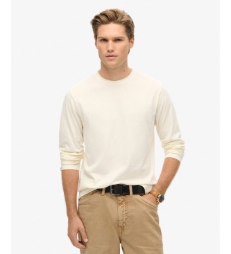 Superdry Camiseta Classic Essential blanco roto