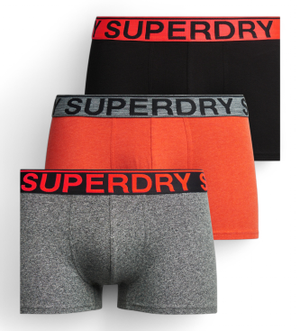 Superdry para hombre. M3110450A Set de 3 bóxers multicolor (M), Homewear, Algodón