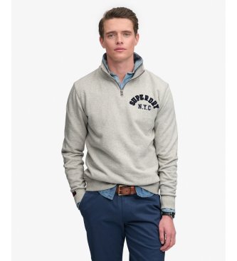Para hombre. M2014478A Sudadera Vintage Athletic Half Zip (XL), Casual, Algodón