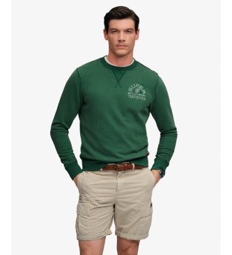 Para hombre. M2014466A Sudadera Vintage Prep Relaxed (M), Casual, Algodón