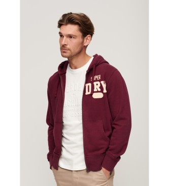 Superdry Sudadera Vintage Athletic granate