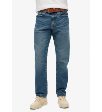Superdry para hombre. M7010887A Jeans Vintage Slim azul (32/32), Casual, Algodón, Denim