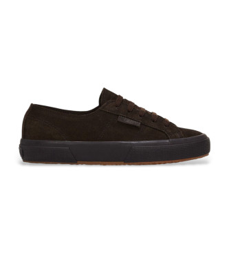 Superga unisex. S11B1CW Zapatillas de Piel 2750 Suede Flesh Out marrón (39), Plano, Cordones, Casual