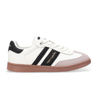 TEDDY SMITH para hombre. 78815 Zapatillas 78815 beige (41), Blanco, Plano, Cordones, Casual