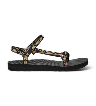 Teva para mujer. 1150110 Sandalias Original Universal Slim negro (41), Plano, Velcro, Casual