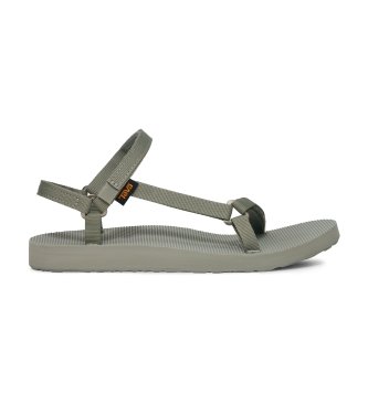 Teva para mujer. 1150110 Sandalias Original Universal Slim verde (38), Plano, Velcro, Casual, Beachwear