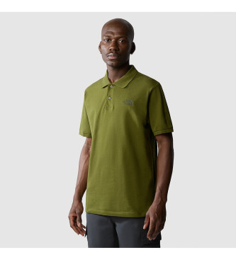 The North Face para homem. P?lo verde Piquet The North Face