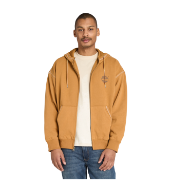 Timberland para homem. TB0A5MEXP471 Camisola com capuz amarela (M), Casual, Amarelo, Algodão