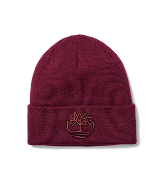 Timberland para hombre. TB0A65HP6481 Gorro Bordado 3D burdeos (OSFA), Casual, Poliéster