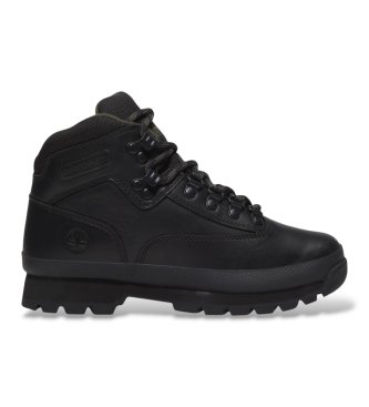 Timberland para mujer. TB0A5TR6W021 Botas de piel Euro Hiker negro (36 W), Plano, Cordones, Outdoor