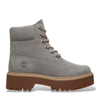Timberland Botas de piel Stone Street gris
