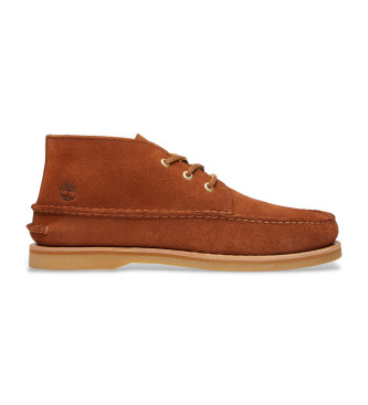 Timberland para hombre. TB0A5S99ES41 Botas estilo náutico Crafted marrón (43 W), Piel, Plano, Cordones, Casual
