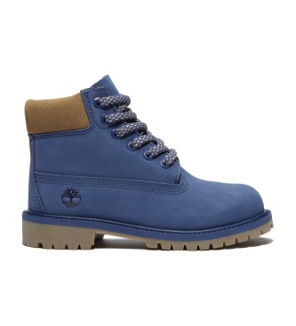 Timberland para niño. TB0A2CTGA2A1 Botas 6-Inch Premium de piel azul (3 M = 35 M), Plano, Cordones, Casual, moda infantil