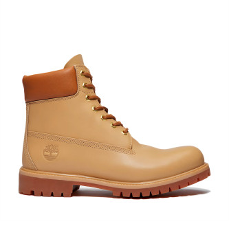 Timberland para hombre. TB0A2P6WEN21 Botas de piel 6-Inch Premium beige (46 W), Marrón, Plano, Cordones, Casual