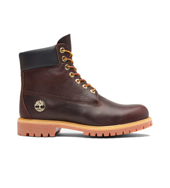 Timberland para hombre. TB0A2P6WEXU1 Botas de piel 6-Inch Premium marrón (41.5), Plano, Cordones, Casual