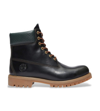 Timberland für Herren. TB0A2P6WEEQ1 6-Zoll Premium Wasserdichte Lederstiefel grün (42 W), Wohnung, Schnürsenkel, Lässig