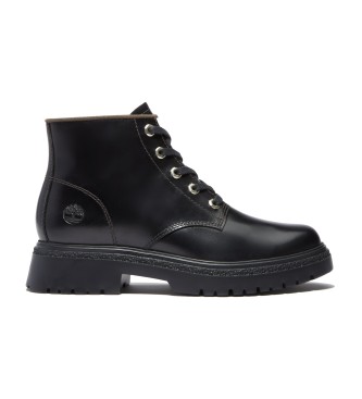 Timberlandvoor vrouwen. TB0A42B8W021 Cambria Valley leren laarzen zwart (41 W), Leer, 1 tot 3 cm, Veters, Casual