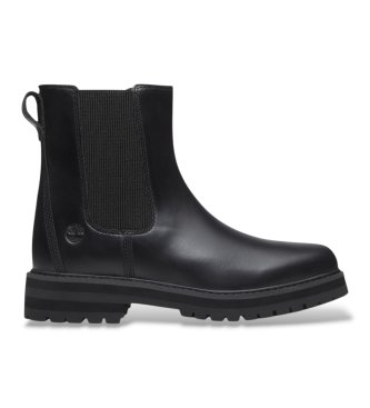 Timberland para mujer. TB0A2KK2W021 Botines Chelsea de piel Britton Drive negro (36 W), Plano, Ninguno, Casual