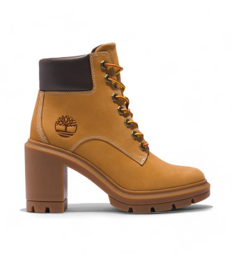 Timberland para mujer. TB0A5Y5R2311 Botines de Piel Allington Heights marrón (38), 5 a 8cm, Cordones, Casual
