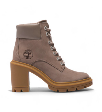 Timberland para mujer. TB0A5Y6Z9291 Botines de Piel Allington Heights taupe (38), 5 a 8cm, Cordones, Casual