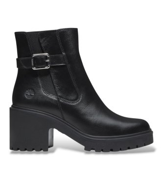 Timberland para mujer. TB0A2GGNW021 Botines de piel Chelsea Stone Heights negro (36 W), 8 a 10cm, Cremallera, Casual