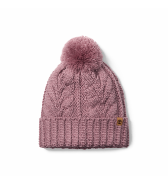 Timberland für Damen. TB0A65U2EZH1 Rosa Bommelmütze (OSFA), Lässig, Polyester