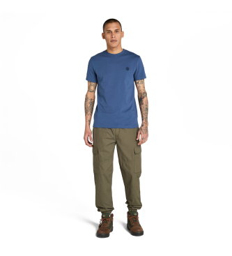 Timberland para hombre. TB0A2BPREYO1 Camiseta Dunstan River azul (XXL), Casual, Algodón, Manga corta