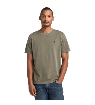 Timberlandvoor mannen. TB0A5YAYA581 Dunstan Rivier T-shirt groen (L), Casual, Korte mouwen, Biologisch katoen, Duurzaam