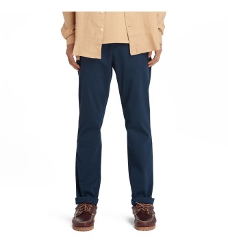 Pantalón chino de sarga elástica marino (29/34), Casual, Algodón Orgánico, Sostenible, Timberland outle