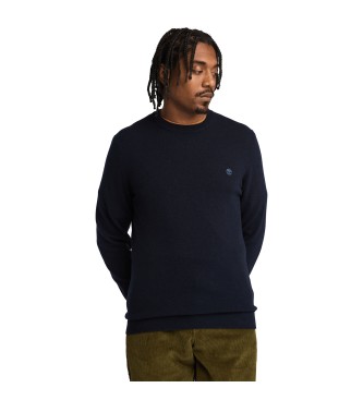 Timberland para hombre. TB0A2BFHZ021 Jersey de lana merina Cohas Brook de cuello redondo marino (S), Casual