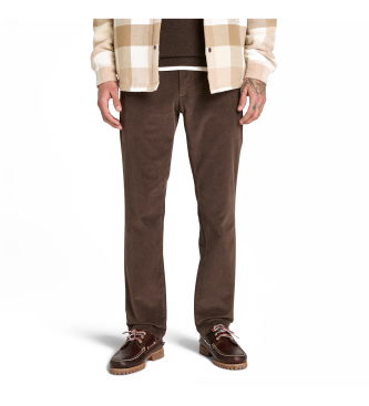 Timberland para hombre. TB0A6H1Y2431 Pantalón Corduroy marrón (36/32), Casual, Sintético, Pana