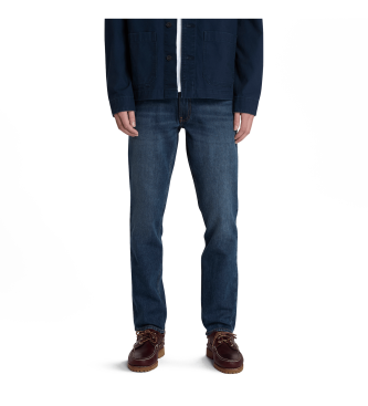Timberland para hombre. TB0A6GKKA111 Jeans entallados Sandown azul (30/32), Casual, Algodón, Denim