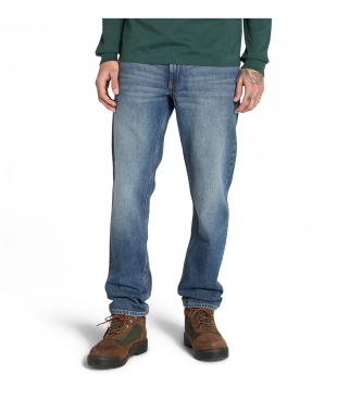 Timberland para hombre. TB0A6GKKESO1 Jeans entallados Sandown azul (32/32), Casual, Algodón, Denim