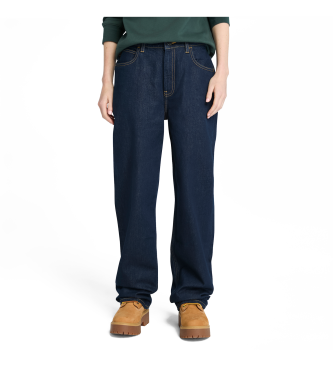 Timberland para mujer. TB0A2PZ7B711 Jeans Rectos marino (27/32), Casual, Algodón, Denim