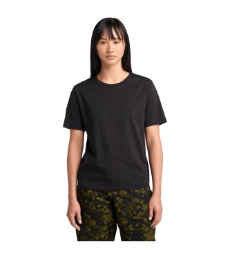 Timberland para mujer. TB0A6ATE0011 Camiseta de manga corta Dunstan negro (M), Casual, Algodón