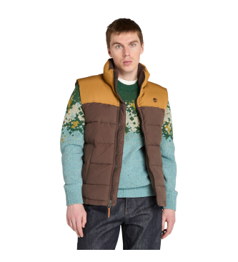 Timberland para hombre. TB0A22XMA0L1 Chaleco Welch Mountain marrón (M), Casual, Poliéster