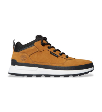 Timberland para hombre. TB1A2A152311 Zapatillas de piel Field Trekker marrón (44), Plano, Cordones, Casual