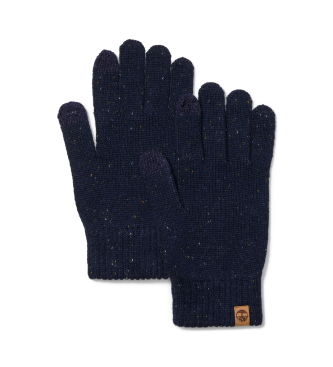 Timberland para hombre. TB0A66EE4511 Guantes Moteados marino (OSFA), Casual, Poliéster