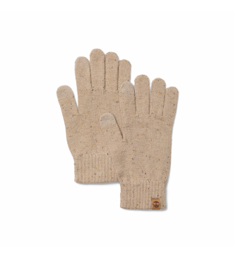Timberland para hombre. TB0A66EECY21 Guantes Moteados beige (OSFA), Casual, Poliéster