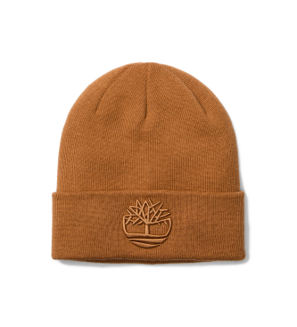 Timberland para hombre. TB0A65HP2311 Gorro Bordado 3D marrón (OSFA), Casual, Poliéster