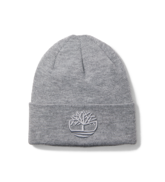 Timberland para hombre. TB0A65HP0521 Gorro Bordado 3D gris (OSFA), Casual, Poliéster
