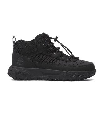 Timberland For Boy. TB0A64DR0151 GreenStride Motion 6 Low Top Lace-up Leather Mountain Shoes Black (33), Flat, Laces, Casual, Sport, Outdoor
