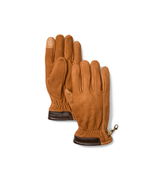 Timberland para hombre. TB0A65ST2311 Guantes de nobuk Winter Hill en marrón (S), Casual, Piel