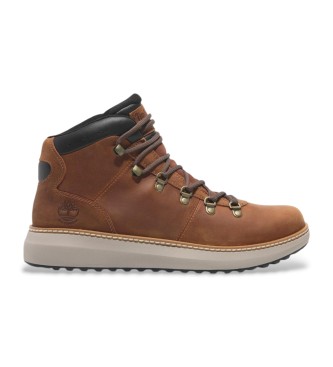 Timberland para hombre. TB0A69RDEM61 Botines Chukka de piel Hudson Road Mid marrón (46), Plano, Cordones, Casual, Sostenible